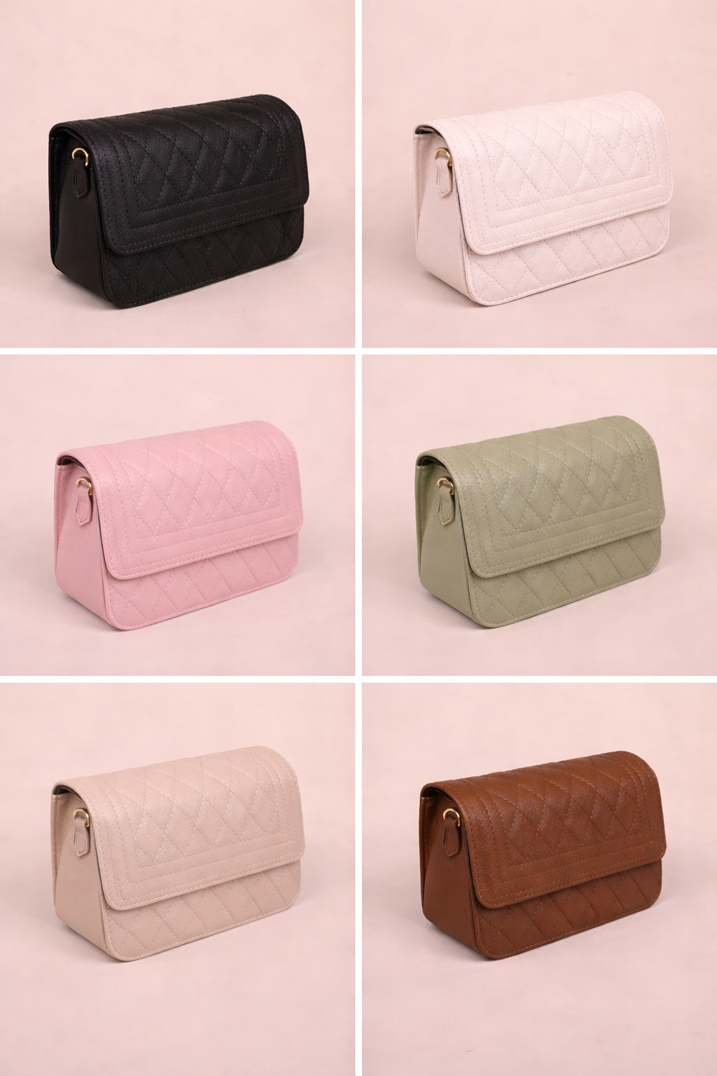Elegant Quilted Shoulder Pouch