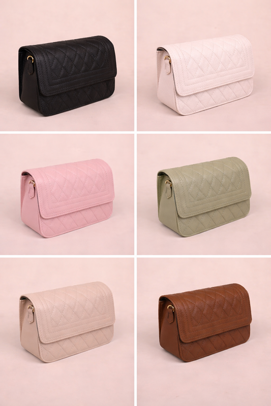 Elegant Quilted Shoulder Pouch