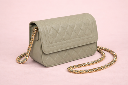 Elegant Quilted Shoulder Pouch