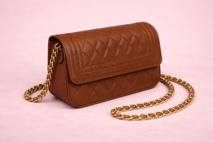 Elegant Quilted Shoulder Pouch