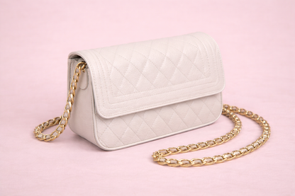 Elegant Quilted Shoulder Pouch