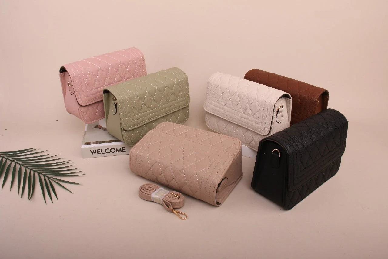 Elegant Quilted Shoulder Pouch