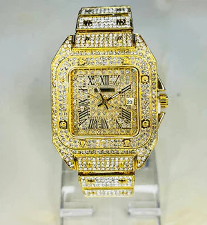 men Women Gold Watch